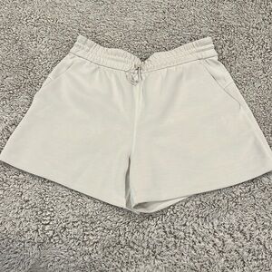 Cream lululemon shorts!